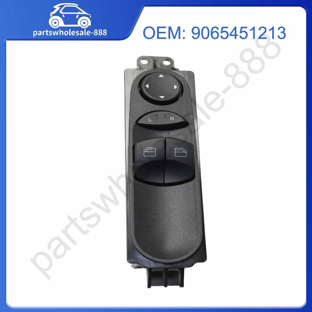 The driver's side power window switch is compatible with for Mercedes-Benz Sprinter 2500 and 3500 for Dodge vehicles.