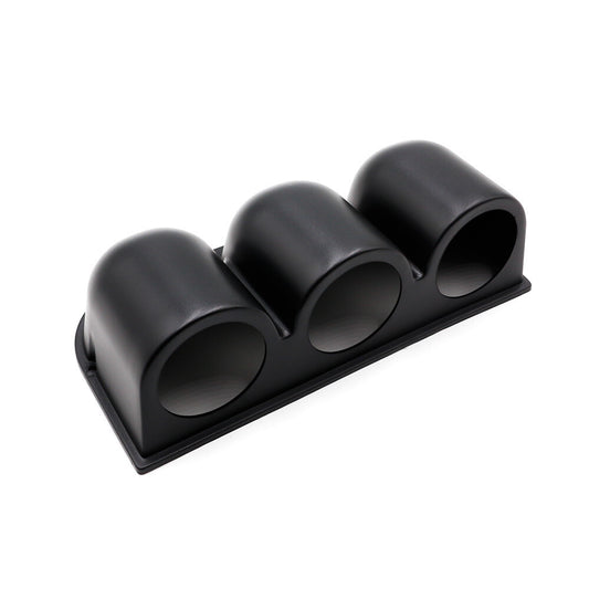252mm Universal Black ABS 3 Triple Dash Gauge Meter Pod Car Auto Mount Holder Q