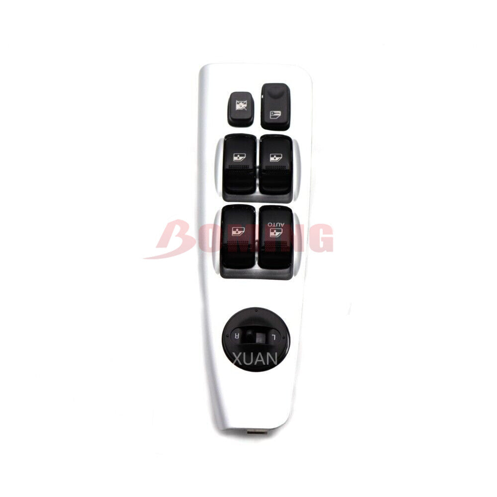 93570-2F200 Power Window Switch Main Driver Side for Kia Spectra 05-09 Silver