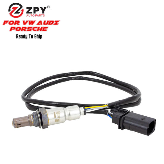 ZPY for Audi A1 2010 Front Right Oxygen Sensor 06E906262M Plastic Metal Black