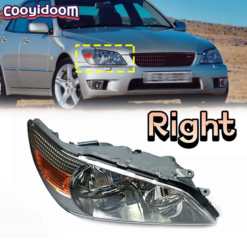 Right Side for TOYOTA ALTEZZA RS200 Front Headlight for LEXUS IS200 1998-2005