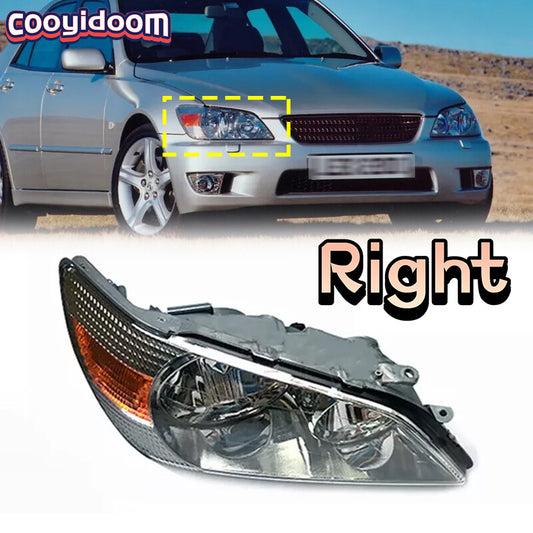 Right Side for TOYOTA ALTEZZA RS200 Front Headlight for LEXUS IS200 1998-2005
