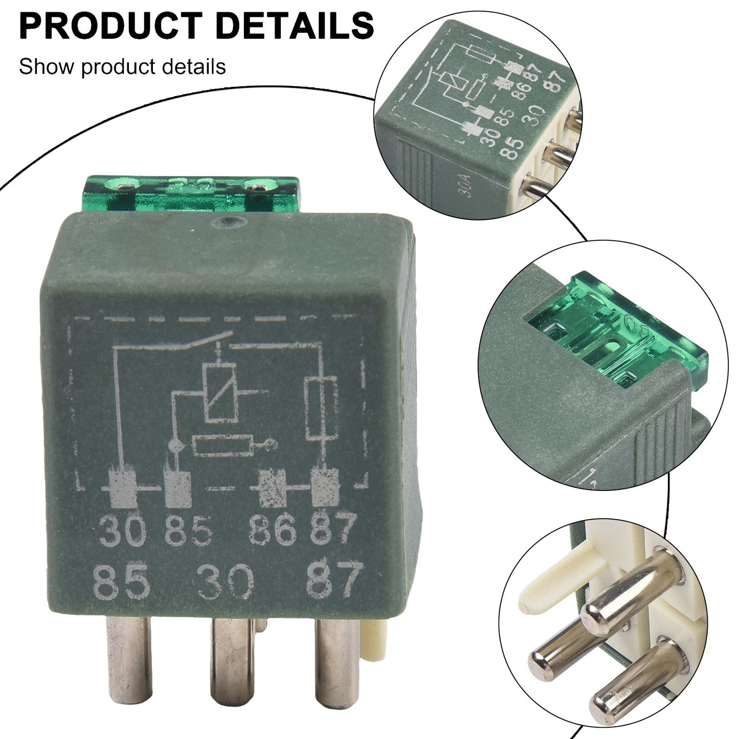 Wear Resistant ABS Over Load Protection Relay for Mercedes W123 W124 W126 W107