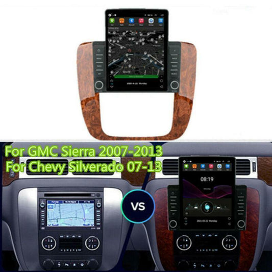 9.5 Car Android 10.1 Stereo Radio GPS Navi For 07-13 for GMC for Sierra for Chevy Silverado