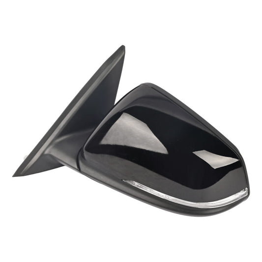 for BMW X1 2016 2017 2018 19-2021 BLACK LEFT DRIVER MIRROR WITH TURN SIGNAL