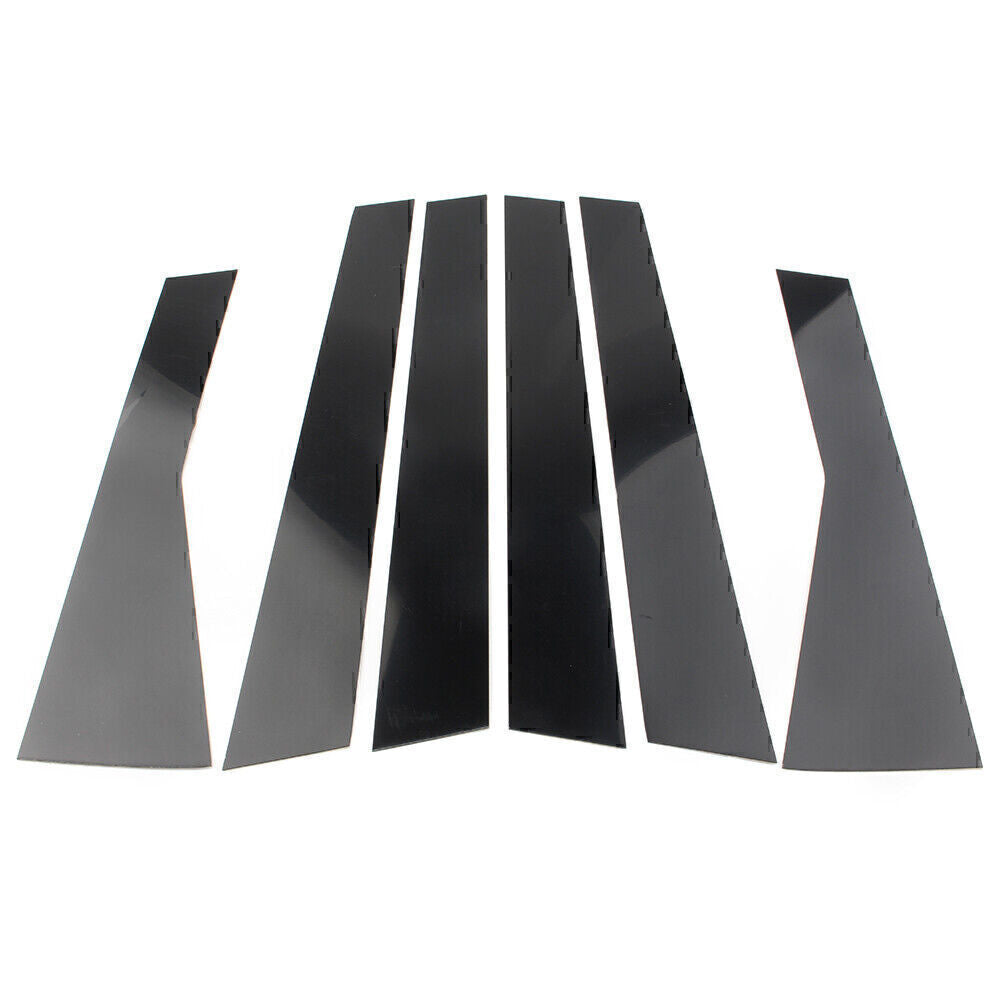 Door Trim Black Piano Cover Pillar Post for Subaru Forester 2019 2020 2021