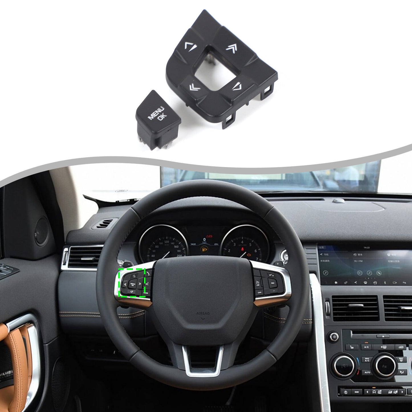Carbon ABS Rear Vent Socket Panel Cover Trim for Alfa Romeo Giulia 2017-2022- v