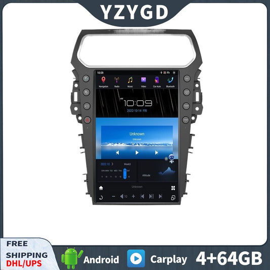 for Ford Explorer 2011-2019 Android Carplay Car Radio Screen Stereo Receiver