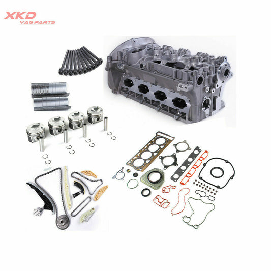 Engine Cylinder Head Piston Overhaul Rebuilding Kit for Audi for A4 for A5 Q5 CAEB CDNC Q