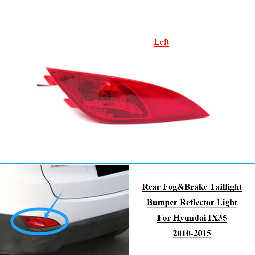 Rear FogBrake Taillight Bumper Reflector Light Fits for Hyundai IX35 10-15 Left