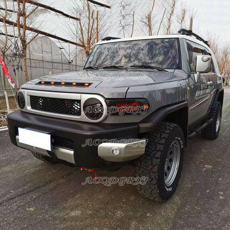 for Toyota FJ Cruiser 2007-2021 LED Vehicles Bonnet Hood Light Bars Decor 5 LED