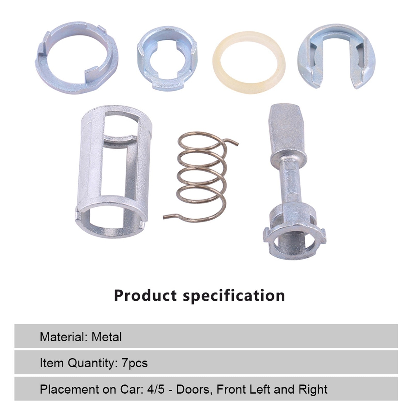 Door Lock Cylinder Repair Kit Front Left Right Replacement Parts For MK4