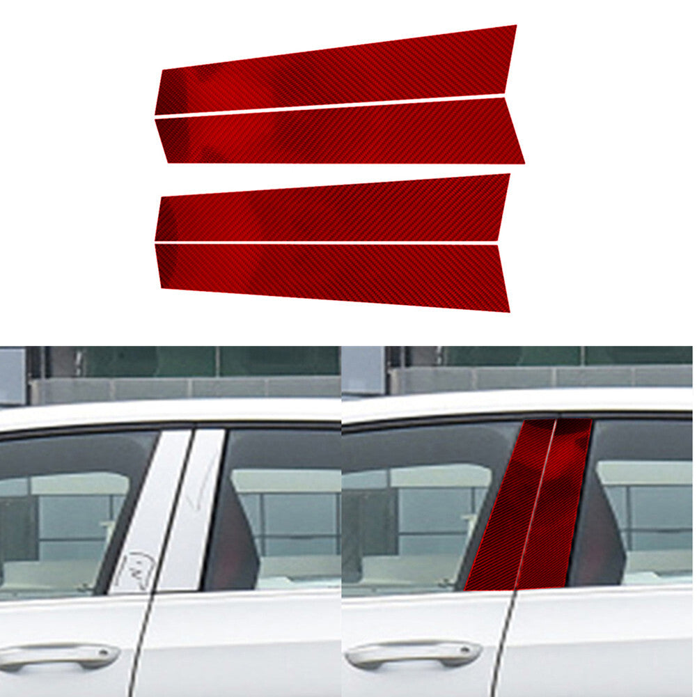 20X Red Carbon Fiber Central Console Cover Trim Kit For Tacoma 2016-2021 v