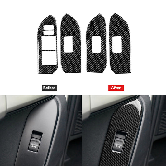 Red Center Air Vent Trim Decor Cover Carbon Fiber for Mercedes R-Class 2009-2012 v