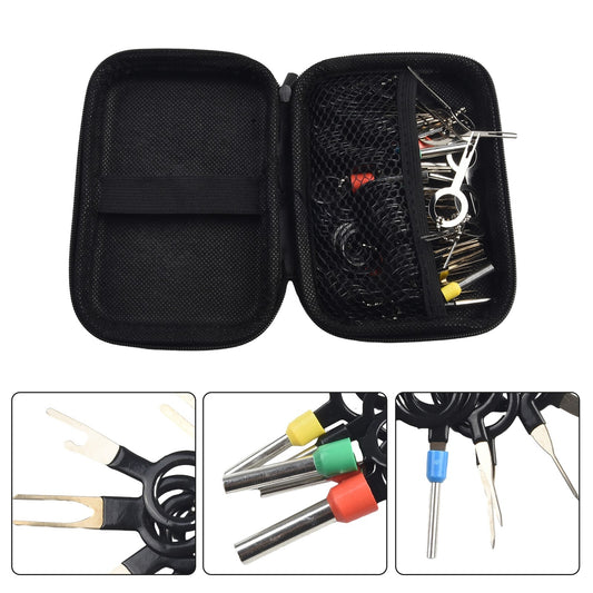 100Pc Pin Ejector Wire Kit Extractor Auto Terminal Removal Connector Puller Tool