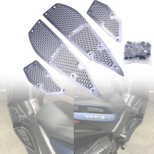 REALZION Motorcycle Footrest Foot Pads Pedal Plate Pedals for Yamaha X MAX XMAX