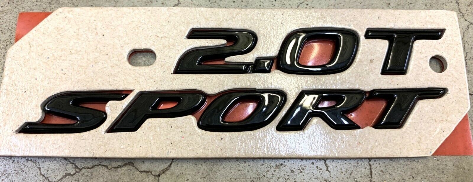 for Honda 2018-2022 Accord Gloss Black 2.0T Sport Badge Set 08F20-TVA-100D