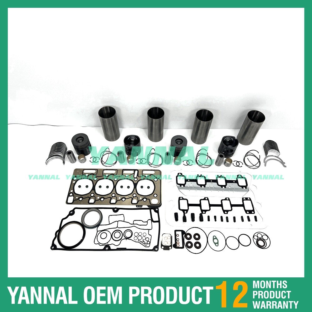 Engine overhaul and rebuild kit with washer bearing kit for JCB JCB444 engines