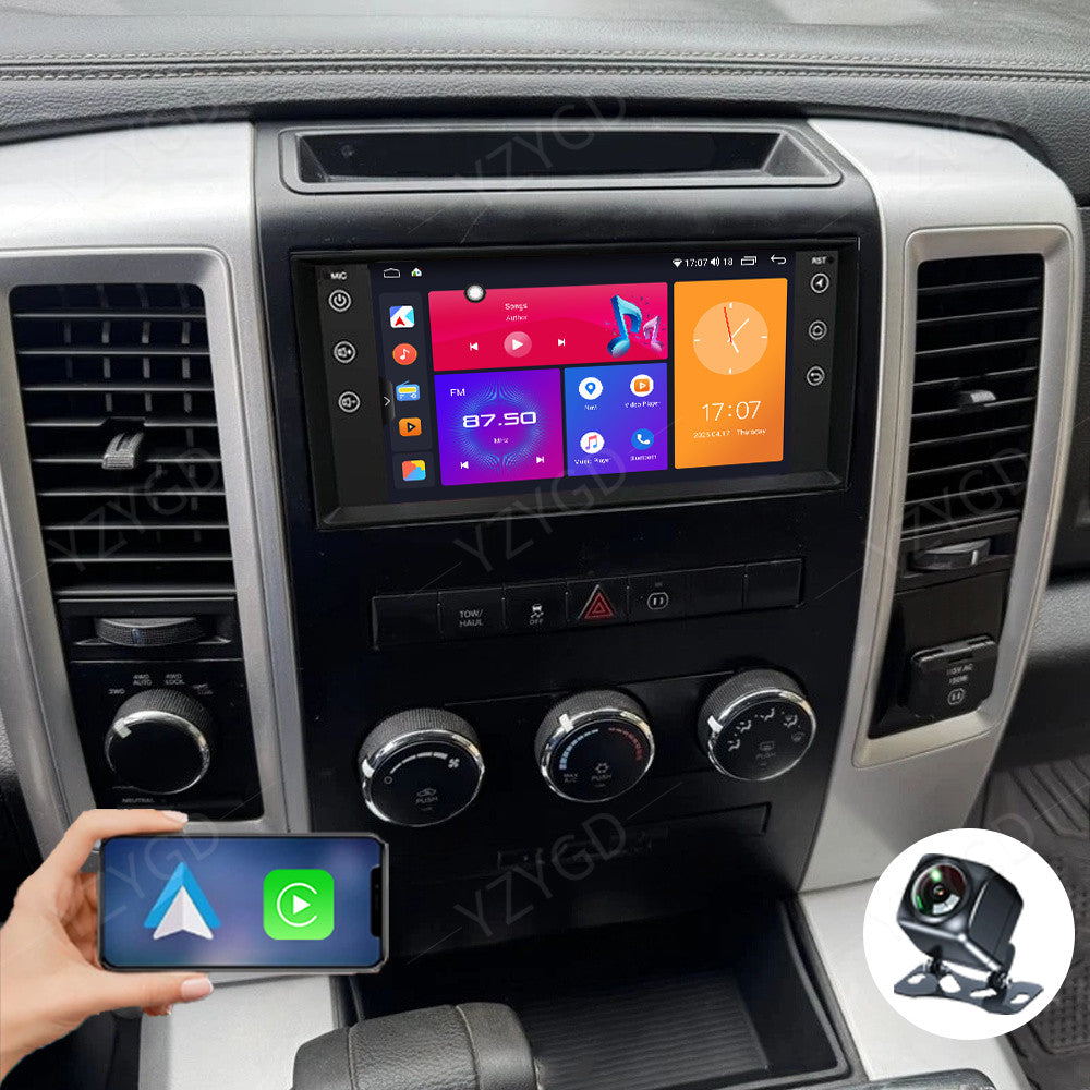 7 for DODGE for RAM 1500 2500 3500 2009-2012 Carplay Car Stereo Radio Screen GPS FM