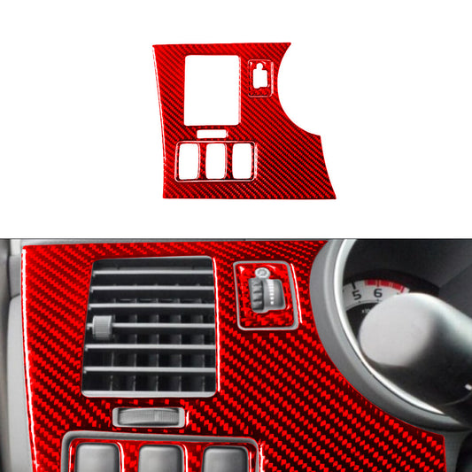 For Tacoma 2012-2015 Center Air Vent Type-A Trim Cover 2WD Carbon Fiber v