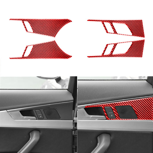 Red Front Door Handle Trim Cover For Colorado / for GMC for Canyon 2015-2022 v