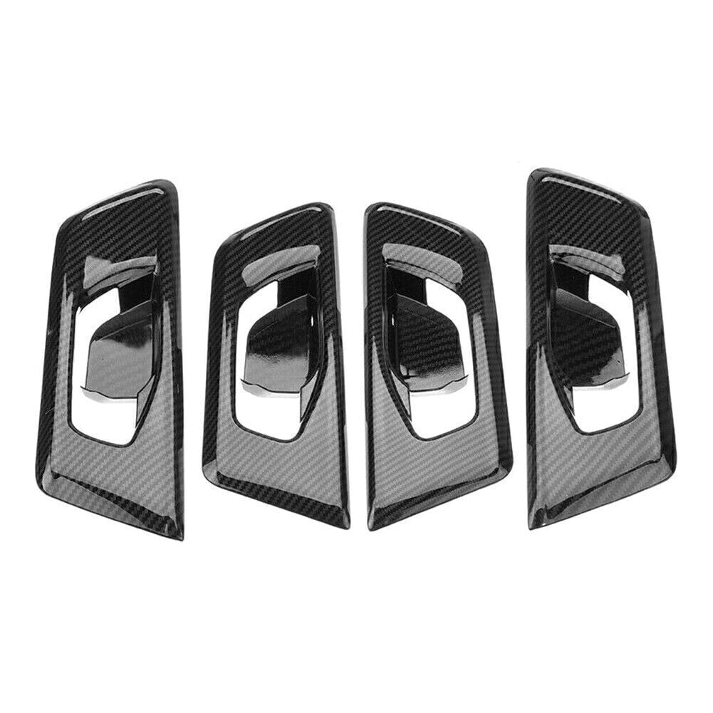 4pcs Inner Door Handle Cover Trim Set for HONDA CR-V CRV 2017-2021 Carbon Fiber