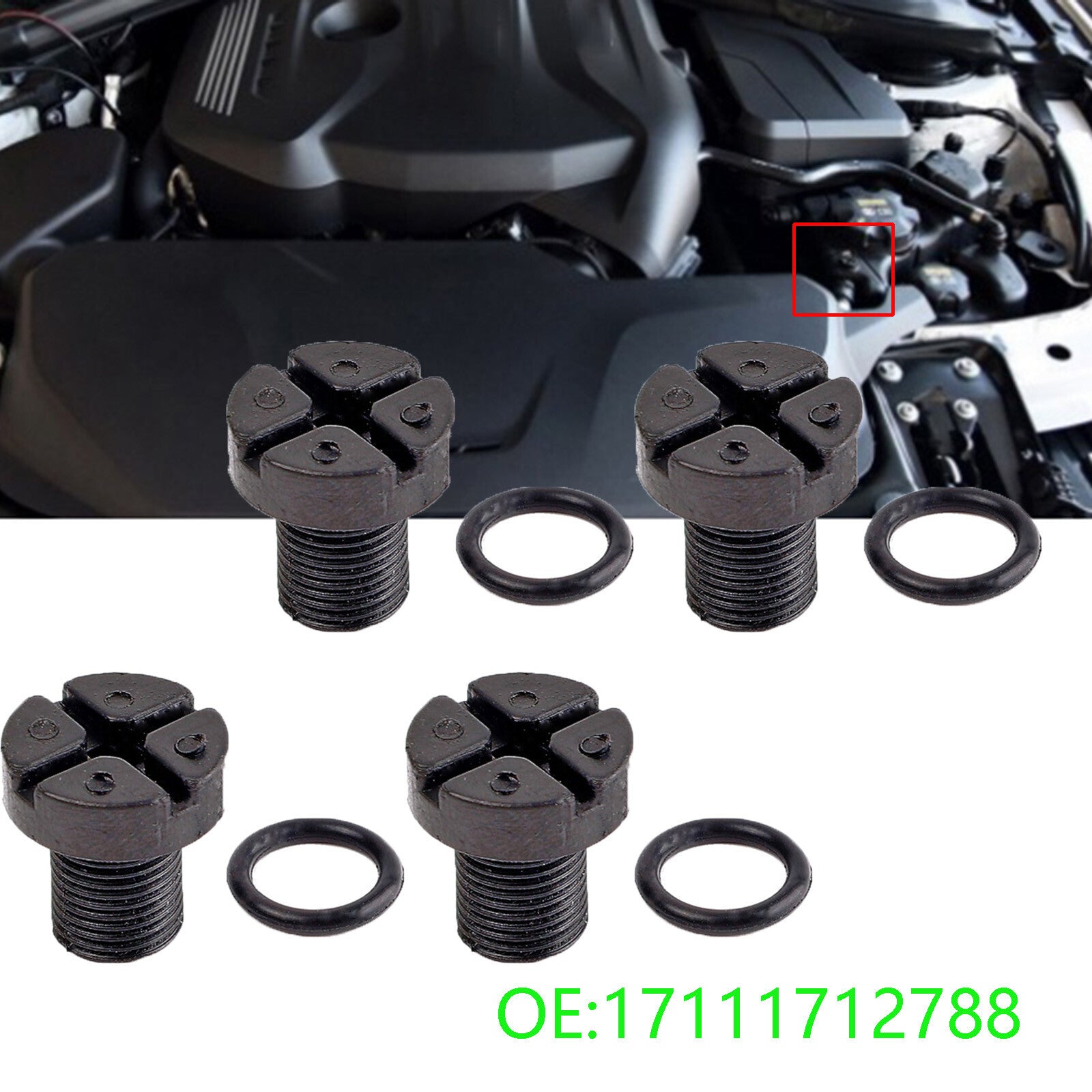 for JEEP GRAND CHEROKEE for WRANGLER RADIATOR HOSE BLEED VENT SCREW 17111712788
