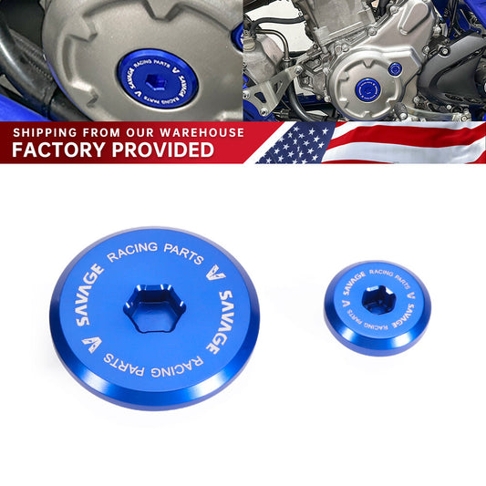 for YAMAHA YZ450F YZ250F YZ 450FX WR450F 250F Engine Plug Caps Crankcase Covers Q