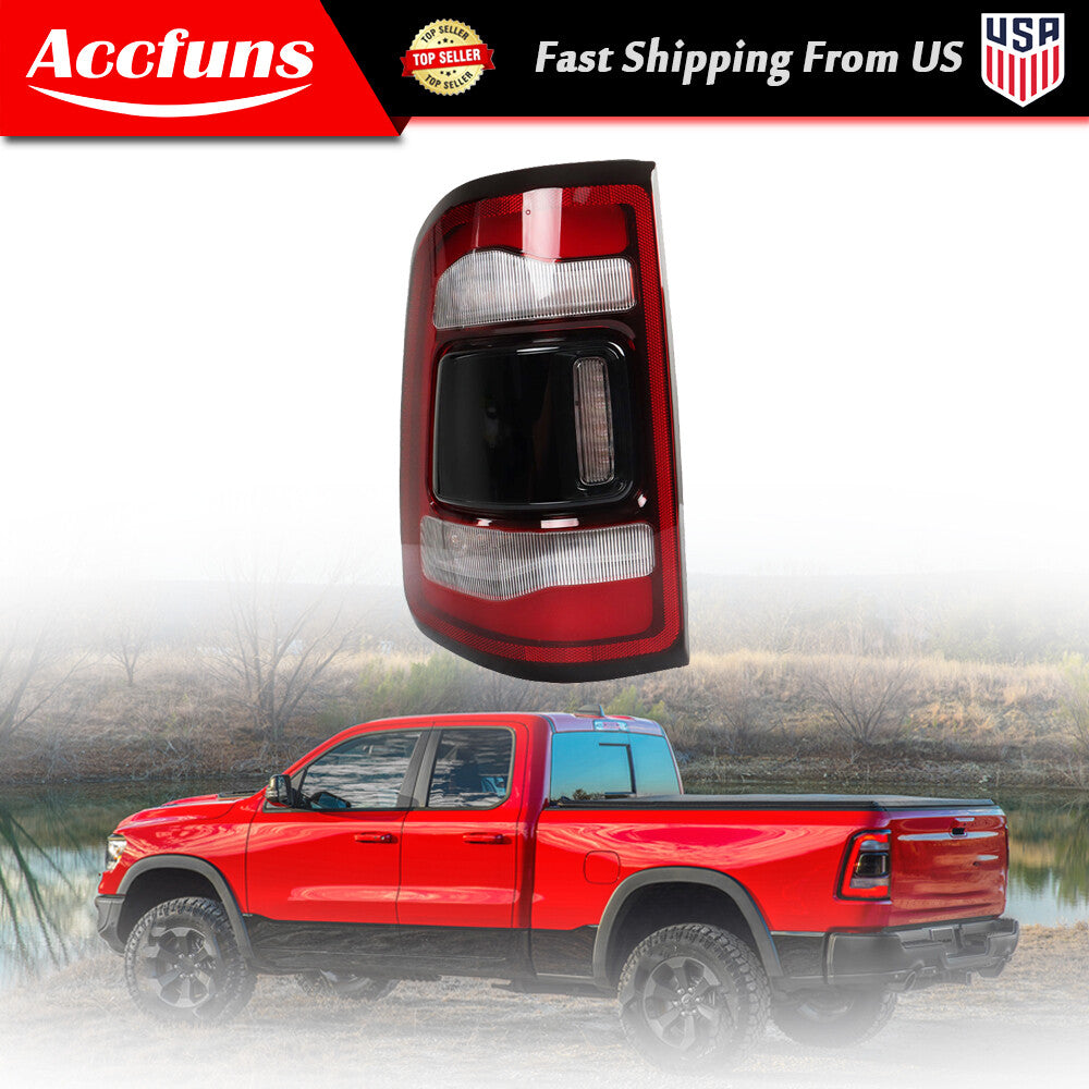 Left rear/drive side LED red taillight assembly for 2019-2022 for Dodge for Ram 1500 n