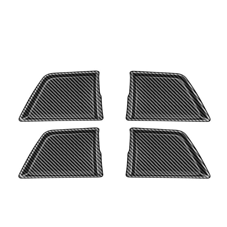 Carbon Fiber Inner Car Door Handle Bowl Cover Trim Fit For Tacoma 2024 v