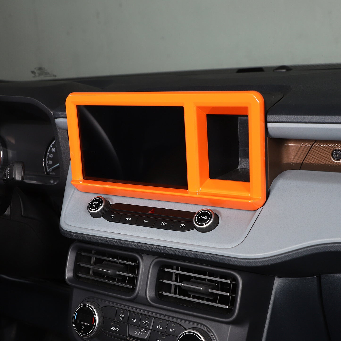 Orange dashboard navigation screen frame cover trim for Maverick 2022/2023 n