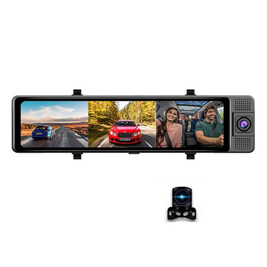 Car Touch Screen Video Recorder Rear View Camera Mirror DVR Dash Cam G-Sensor