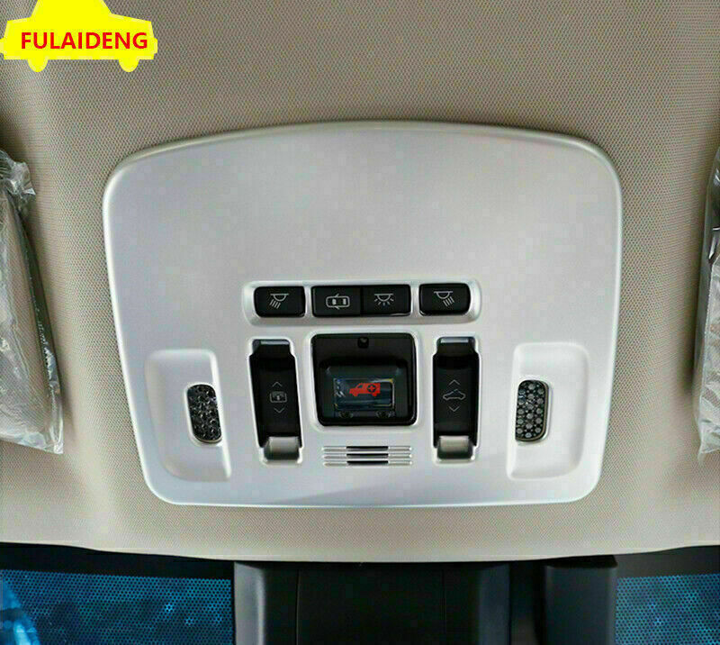 for Toyota for Camry 2018-2023 Silver Inner Front Reading Light Lamp Cover Trim ABS