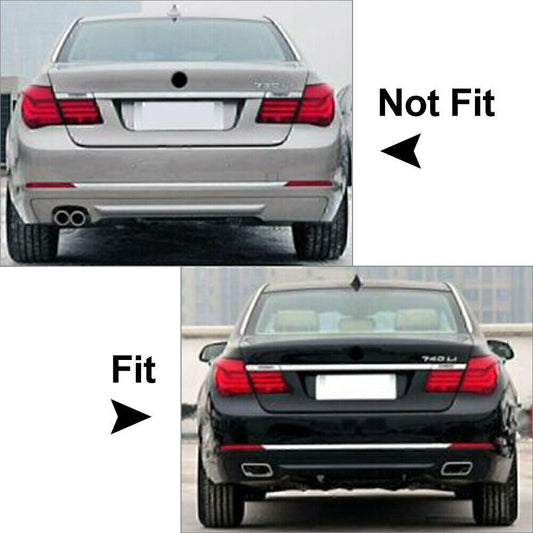 Exhaust pipe cover trim for BMW F01 7 Series (2009-14 10-) Q