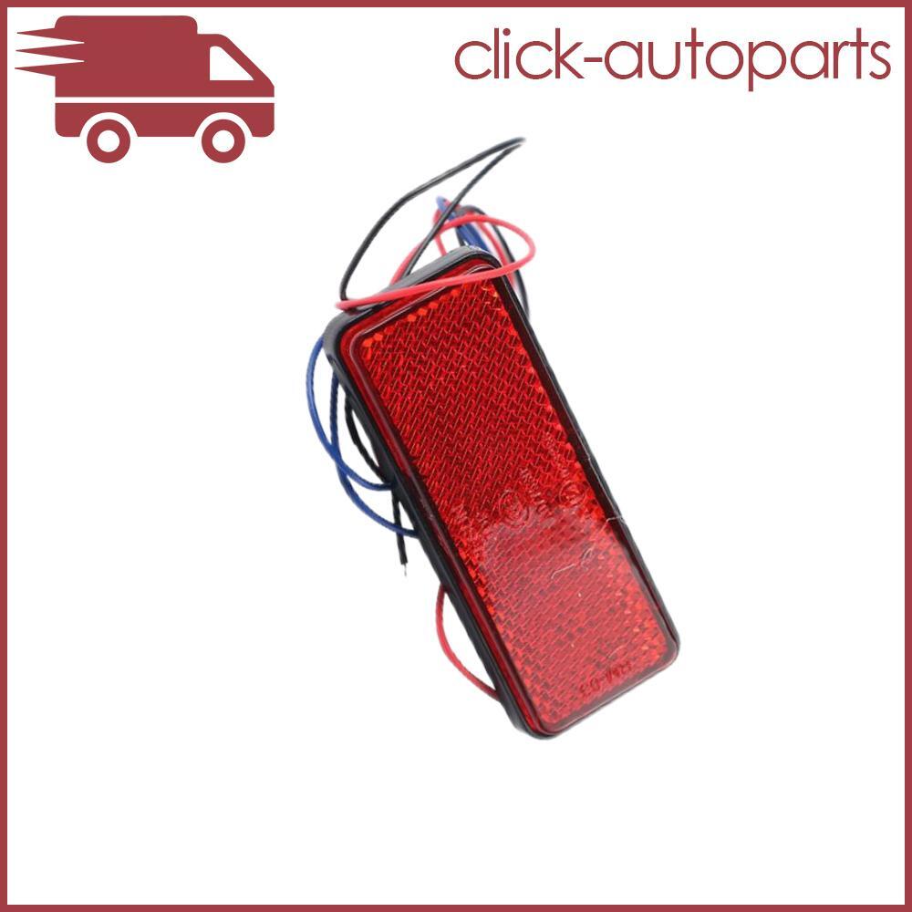 Red LED 12 V Motorcycle Trailer Reflector Rear Tail Brake Stop Marker Light Lamp Q