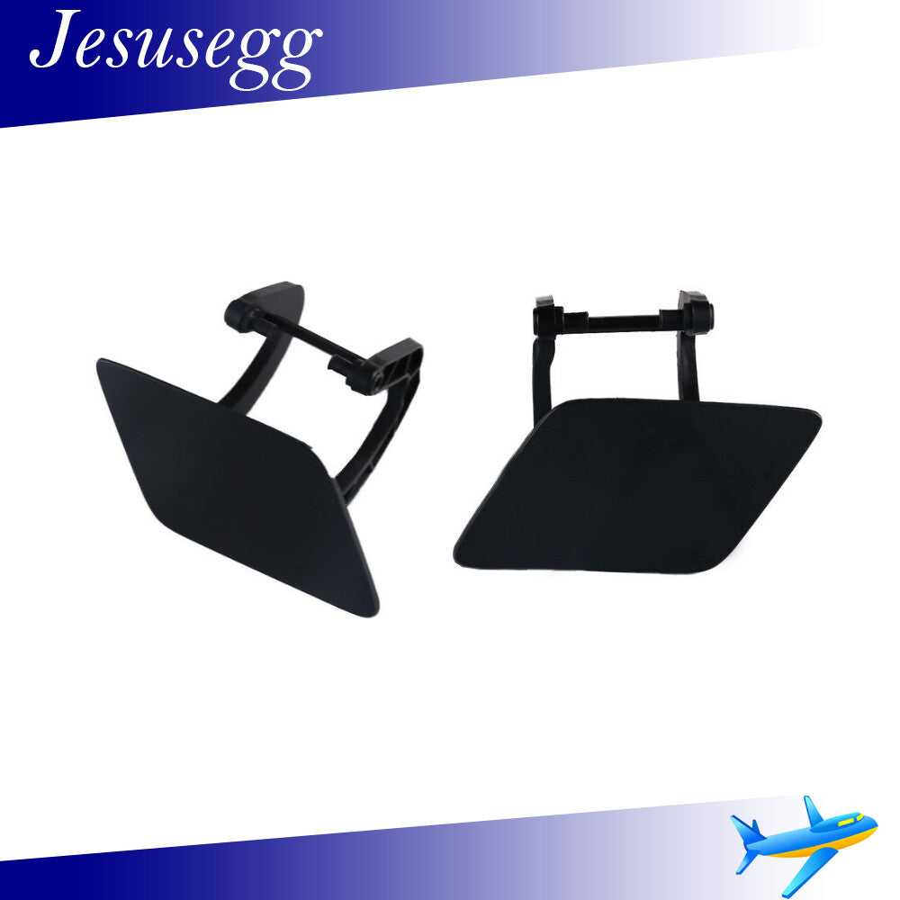 1Pair Front Headlight Washer Cover LHRH Unpainted for Mercedes W221 2006 - 2012 Q