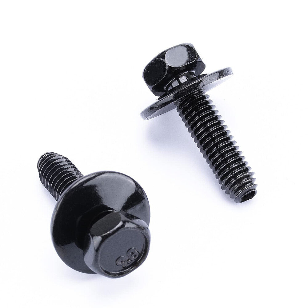 10 Car Radiator Mount Bracket Splash Shield Body Bolts Screw for GM for GMC