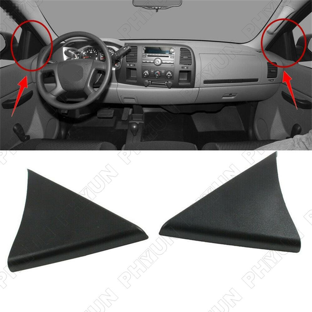 2 × Interior Door Upper Trim Panel For 07-14 for Chevrolet Tahoe Suburban for GMC Yukon Q