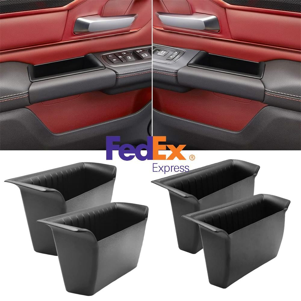 Side Door Handle Armrest Storage Organizer Accessories for Dodge for RAM 1500 19-21 Q
