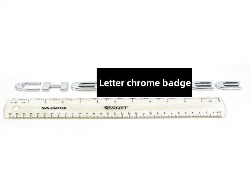 1Pc Chrome Nameplate Emblem Badge LeftRight Front Door For 14-21 for Jeep Cherokee