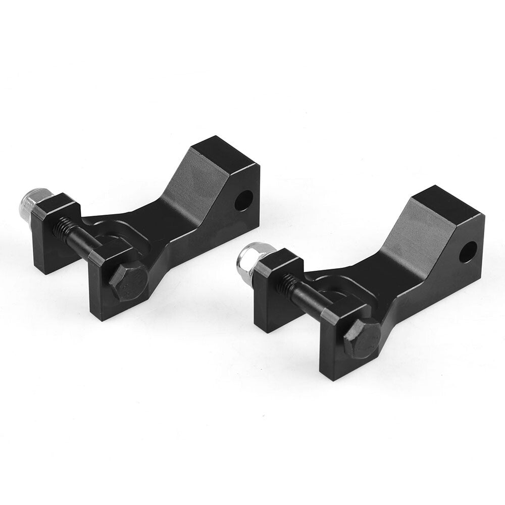Motorcycle Rider Front Foot Pegs Lowering Kit for Yamaha 350 660R Black