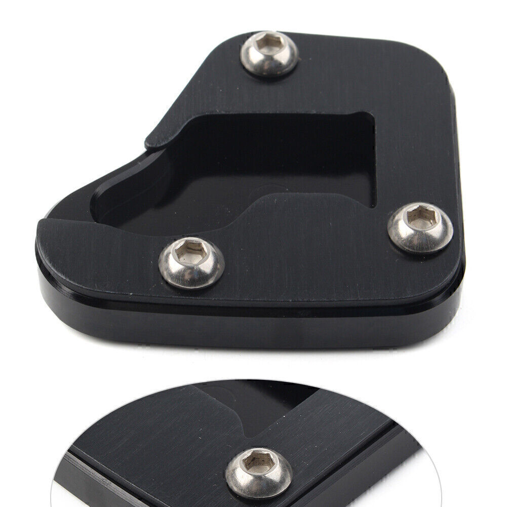 for SUZUKI HAYABUSA 08-20 Black Motorcycke Kickstand Sidestand Enlarge Plate Pad Q