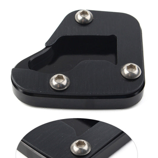 for SUZUKI HAYABUSA 08-20 Black Motorcycke Kickstand Sidestand Enlarge Plate Pad Q