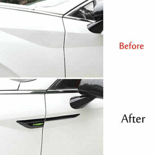 for Hyundai Sonata 2020-2023 Black Glossy 3D Side Door Fender Cover Trims Decor