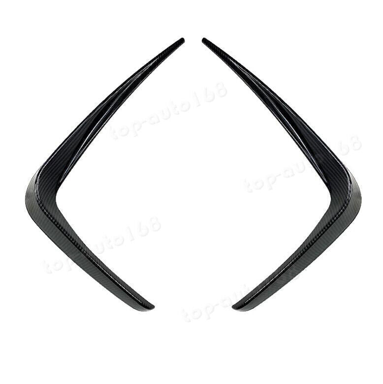 For 2020-2022 3 Sedan M Sport ABS Carbon Look Front Bumper Wind Knife n