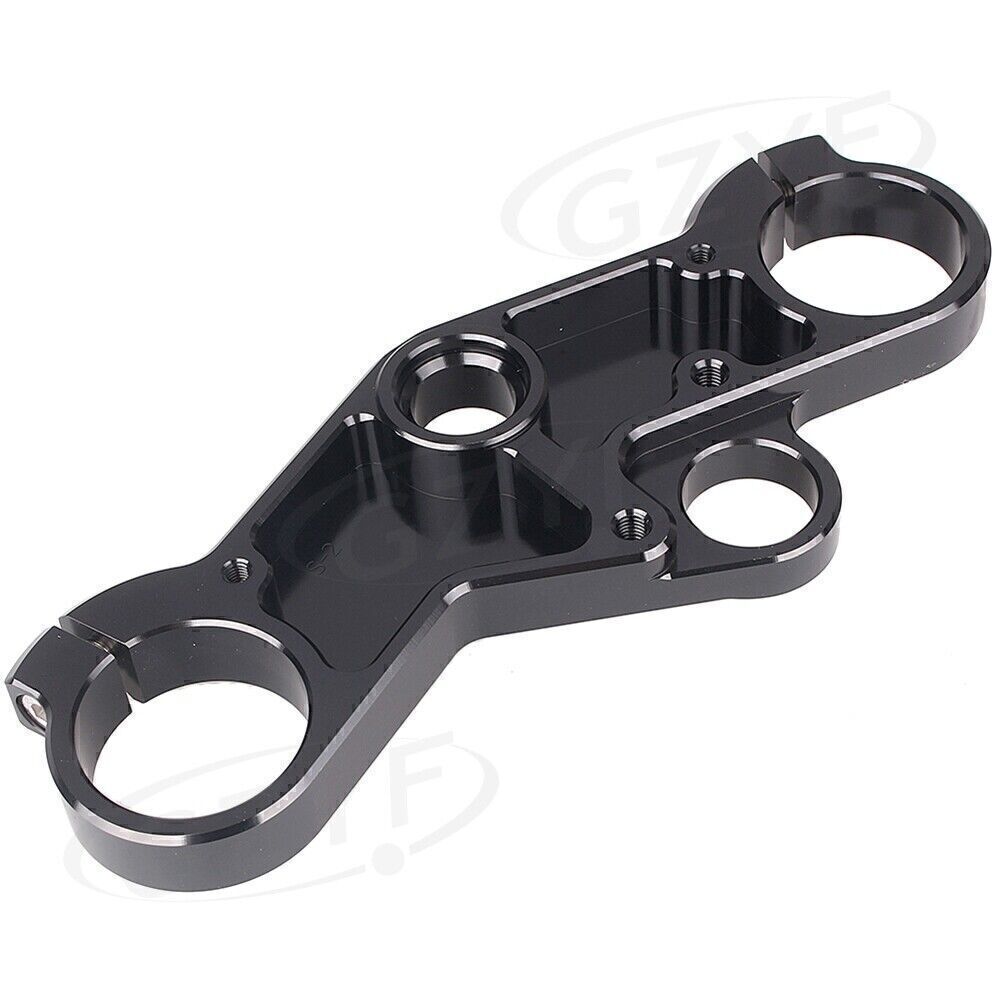 Black Upper Front Triple Tree End Top Clamp for Suzuki GSXR600 750 GSXR1000 Q