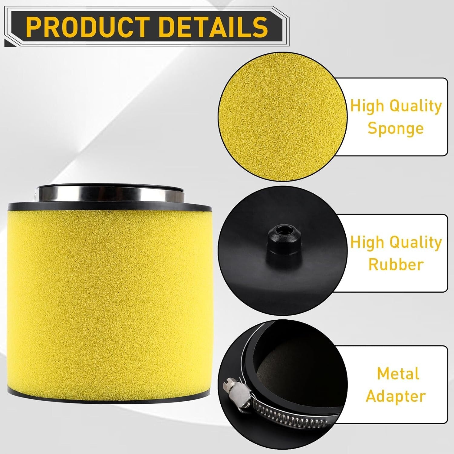 Air Filter for Honda Foreman 500 TRX500FM TRX500FE pioneer 700 SXS700M2 Rubicon