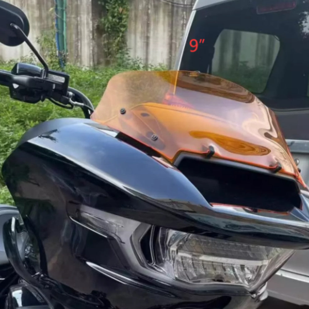9-inch windshield deflector orange windshield suitable for Harley Road Glide CVO/SE FLTRXSE- n