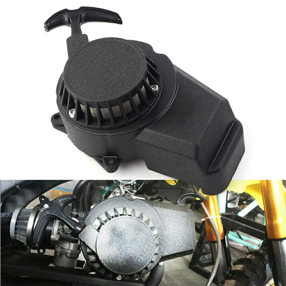 1X Aluminum Recoil Pull Start Starter Fit 47 49cc 2 Stroke for Mini Bike Scooter ATV