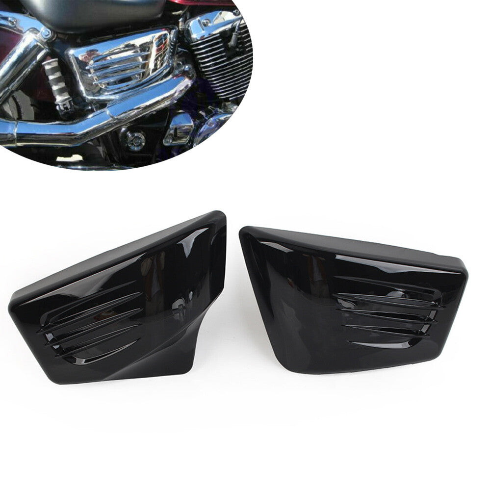 Side Covers Left  Right Fit for HONDA ACE TOURER SABRE 1100 VT1100 VT1100C2 Black